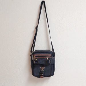 Cargoit canvas grey crossbody